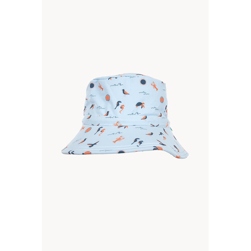 Boys Sea Life Wide Brim Swim Hat