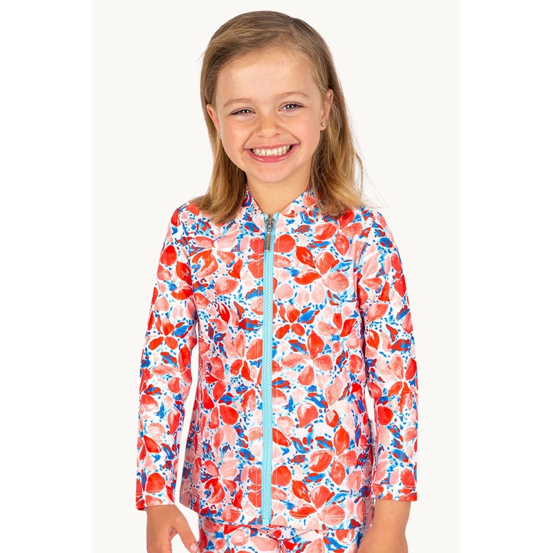 Girls Coral Suntop