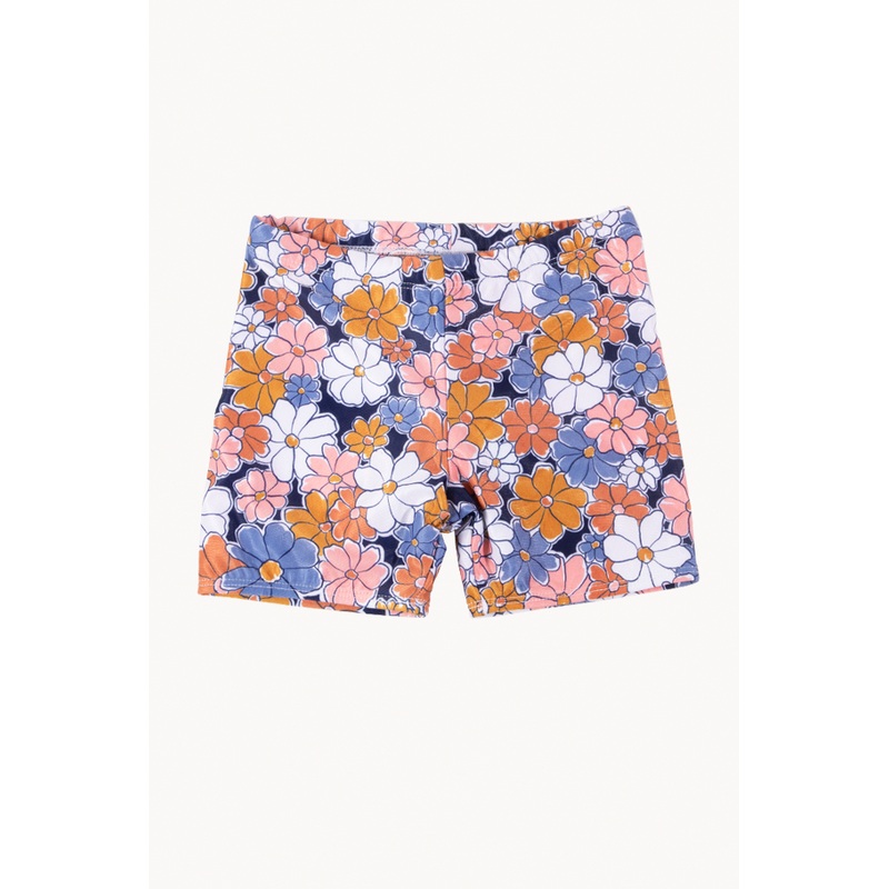 Girls Flower Power Swim Short