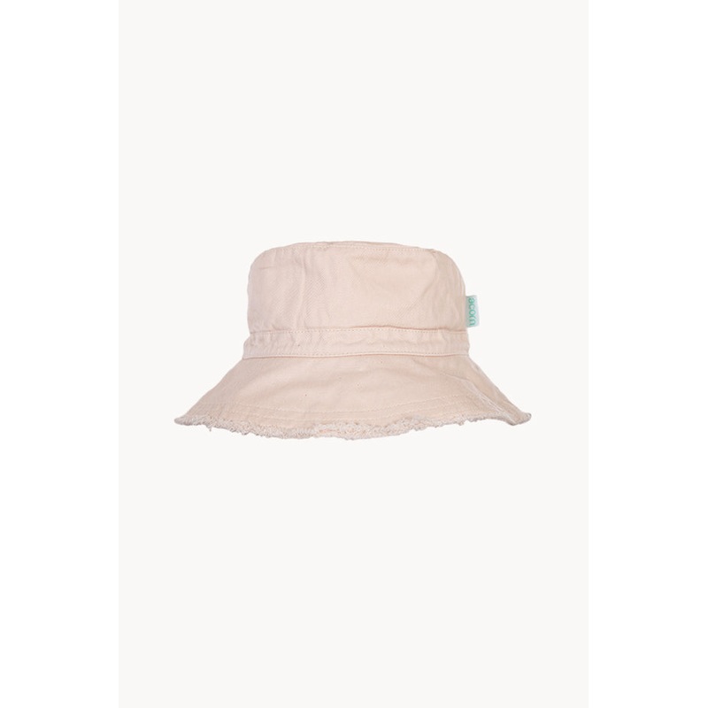 Girls Frayed Bucket Hat