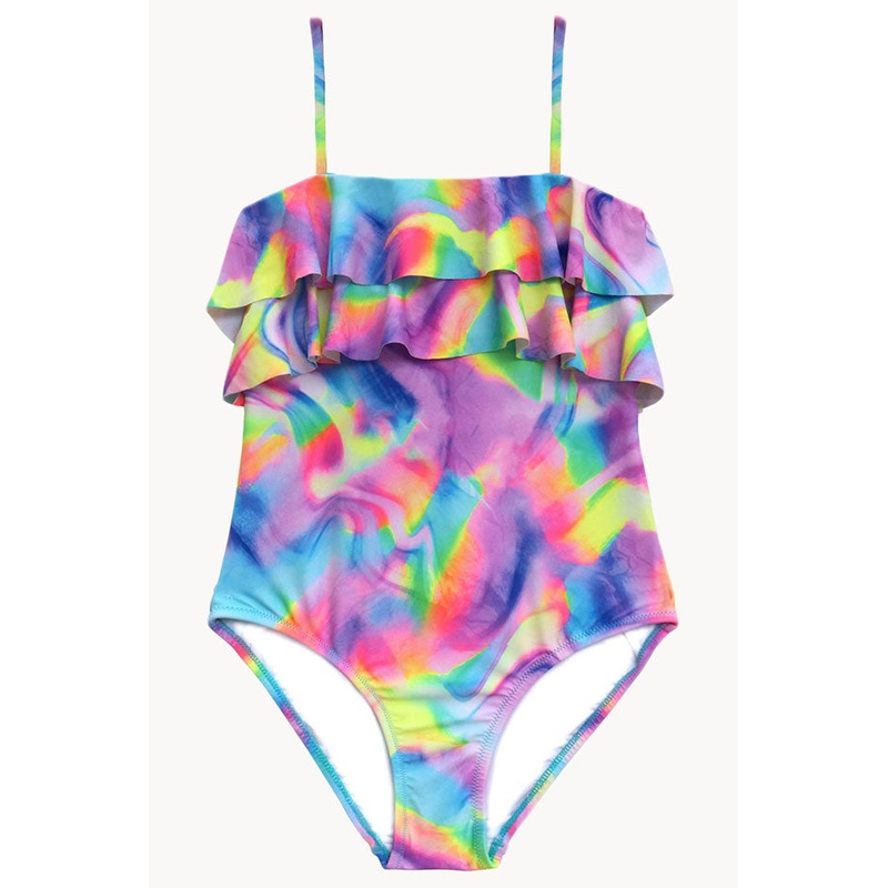 Girls Soda Swirl Tube Tank One Piece
