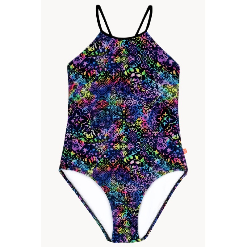 Girls Soda Tile One Piece