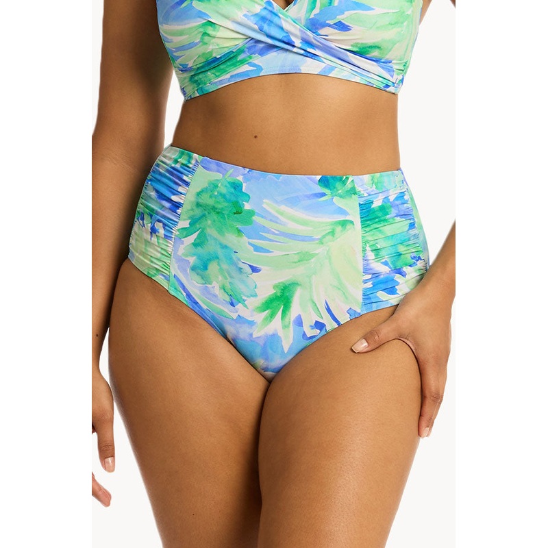 Key Largo Gathered High Waist Pant
