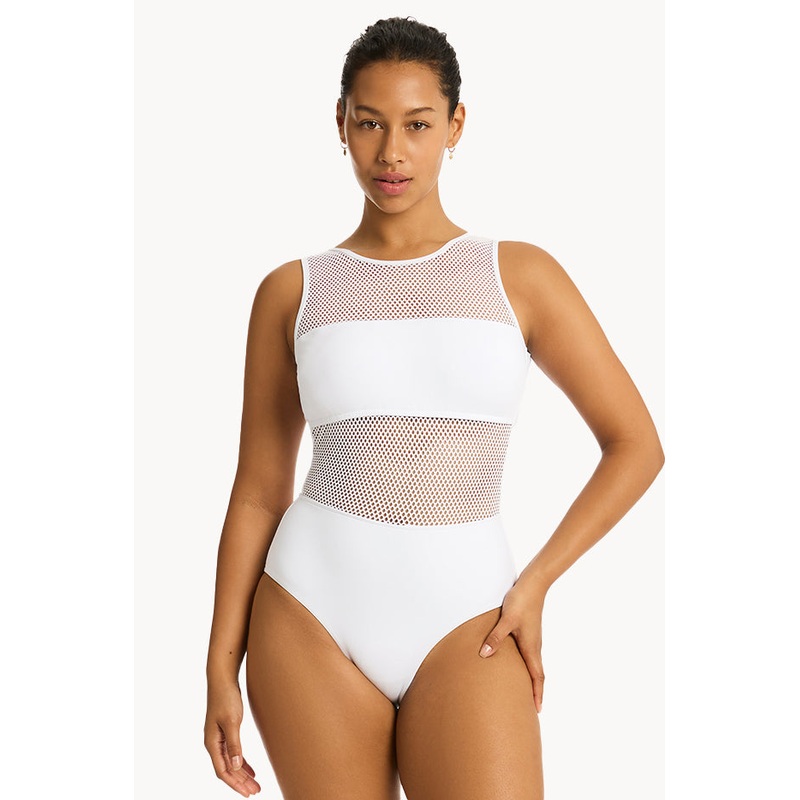 Drift High Neck One Piece