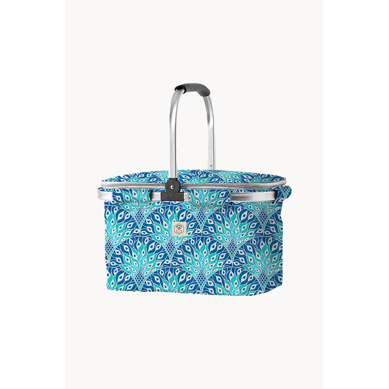 Peacock Paradise Market Cooler Bag