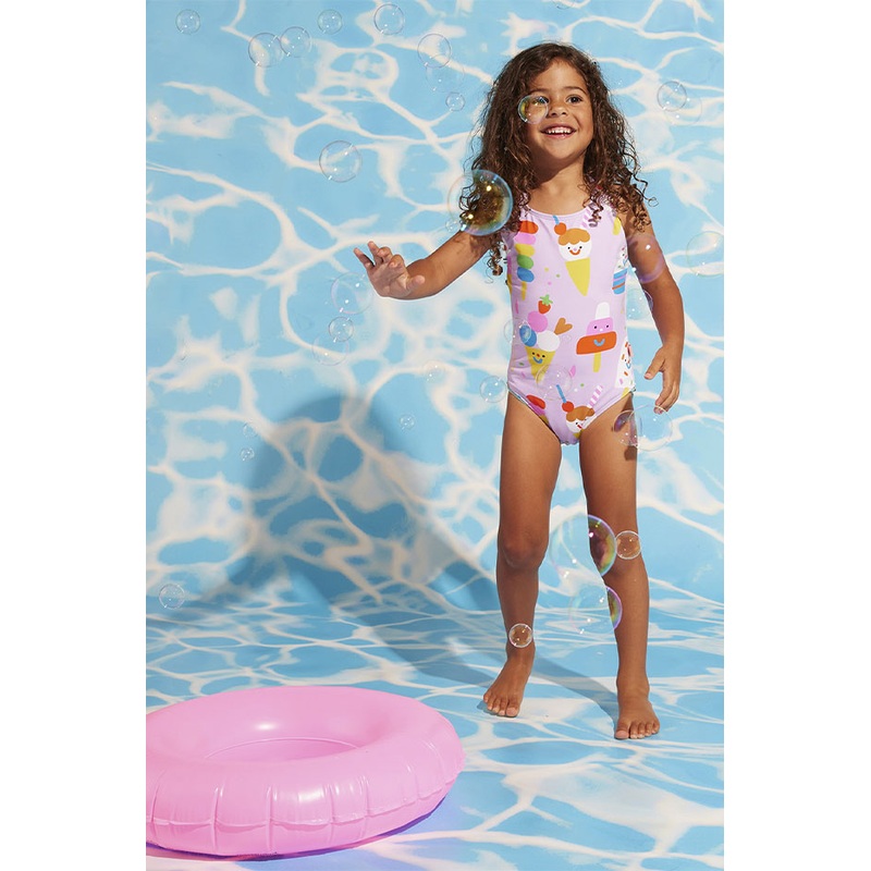 Toddler Girls Sundae Fun Day One Piece