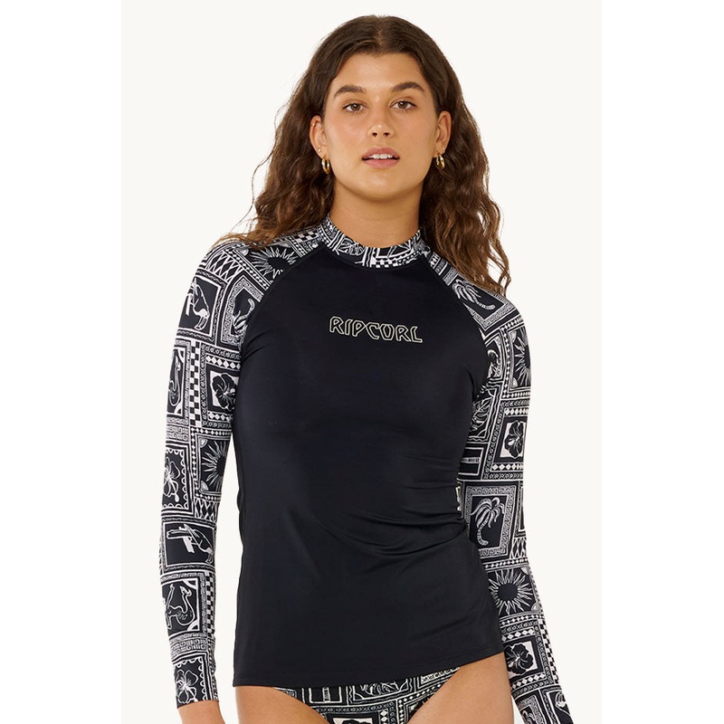 Mermaid Beach Long Sleeve Suntop