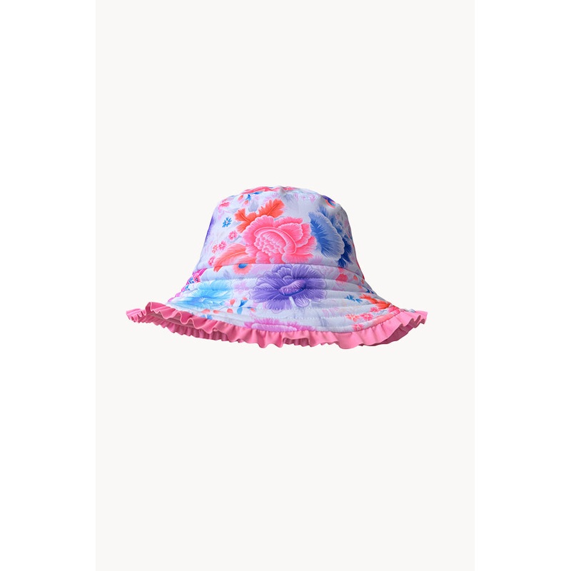 Girls Miss Peony Reversible Sunhat