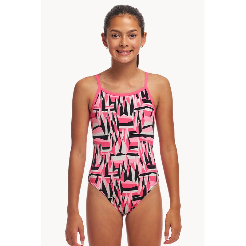 Girls Sugar Hits Single Strap One Piece