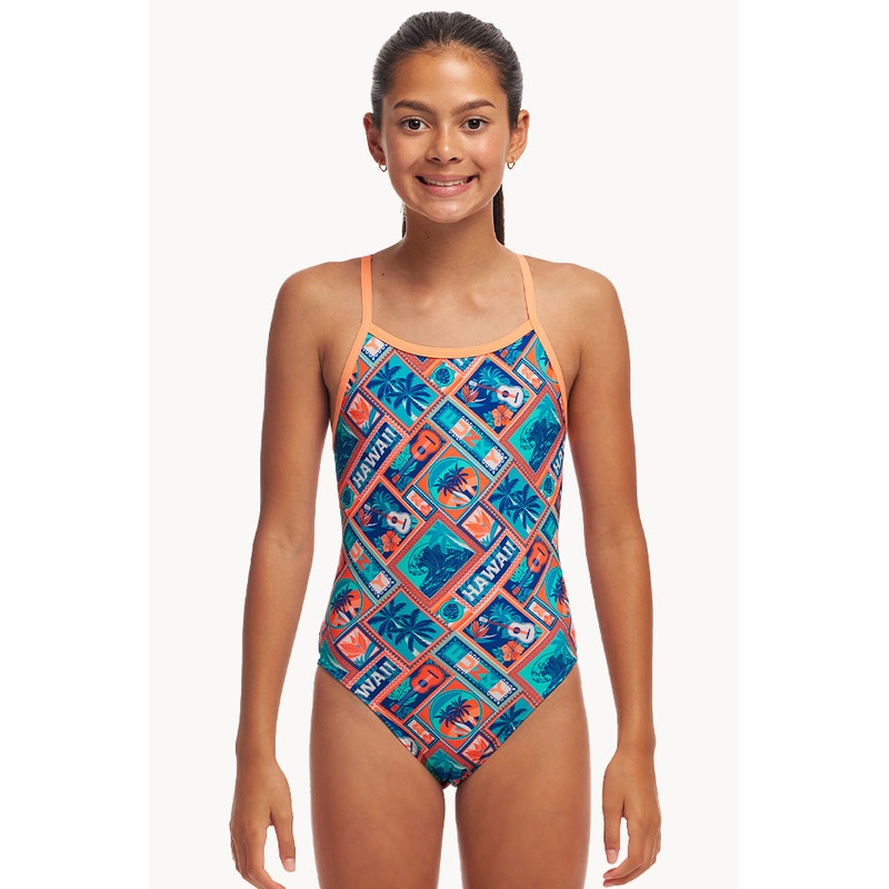 Girls Tiki Tango Single Strap One Piece
