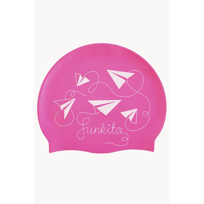 Paper Pink Swim Cap