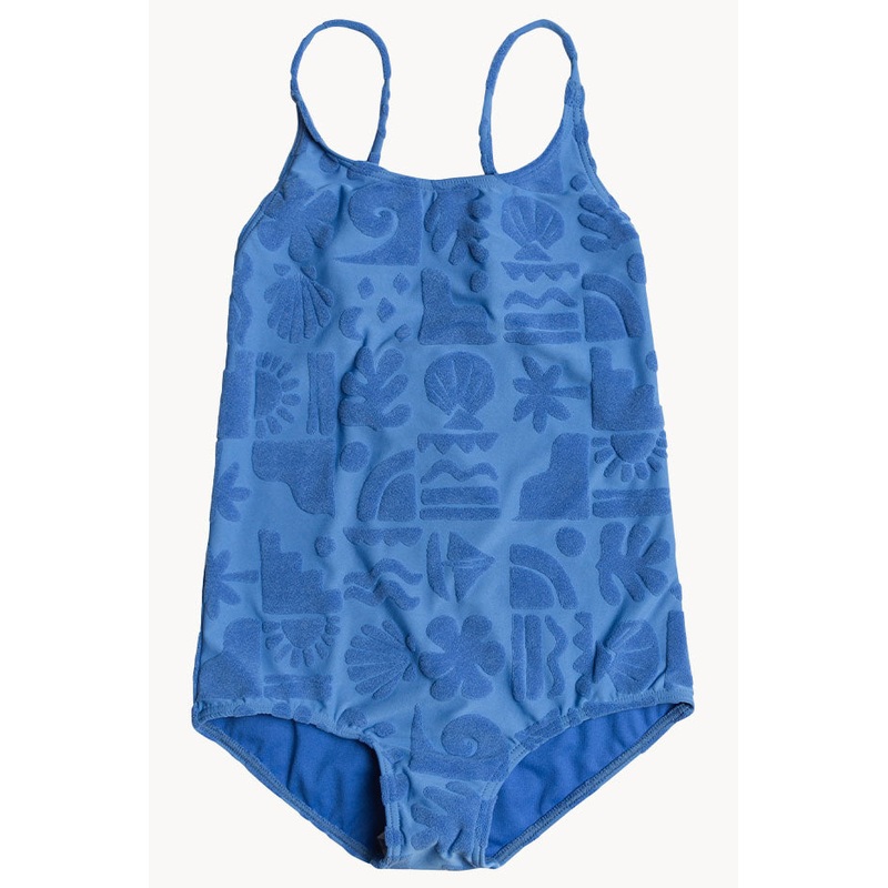 Girls Beach Check One Piece