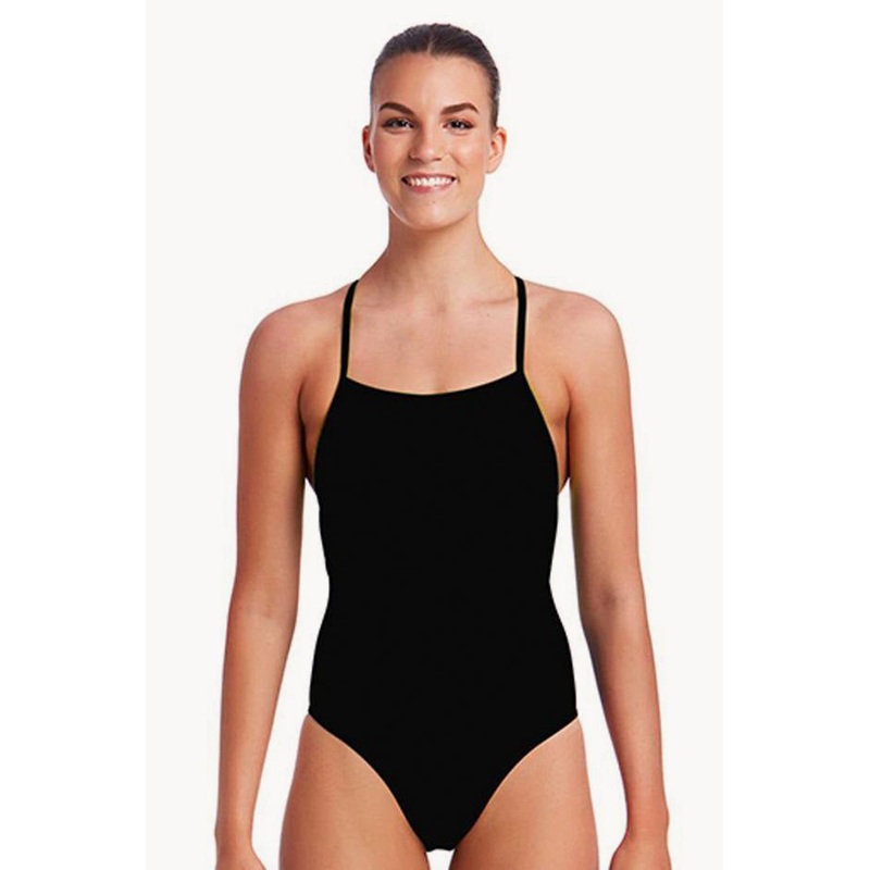Still Black Strapped In One Piece