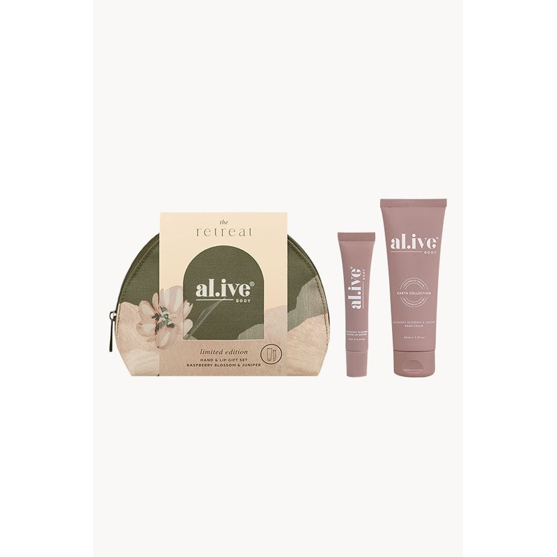 Raspberry Blossom & Juniper Hand & Lip Gift Set