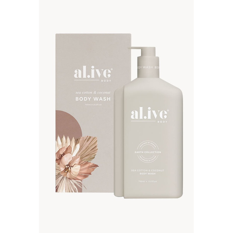 Sea Cotton & Coconut Body Wash 750ml