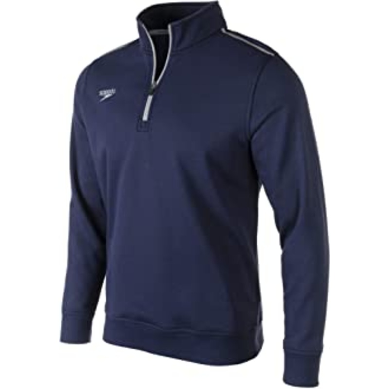 SPEEDO Men's Solid Quarter Zip Pullover