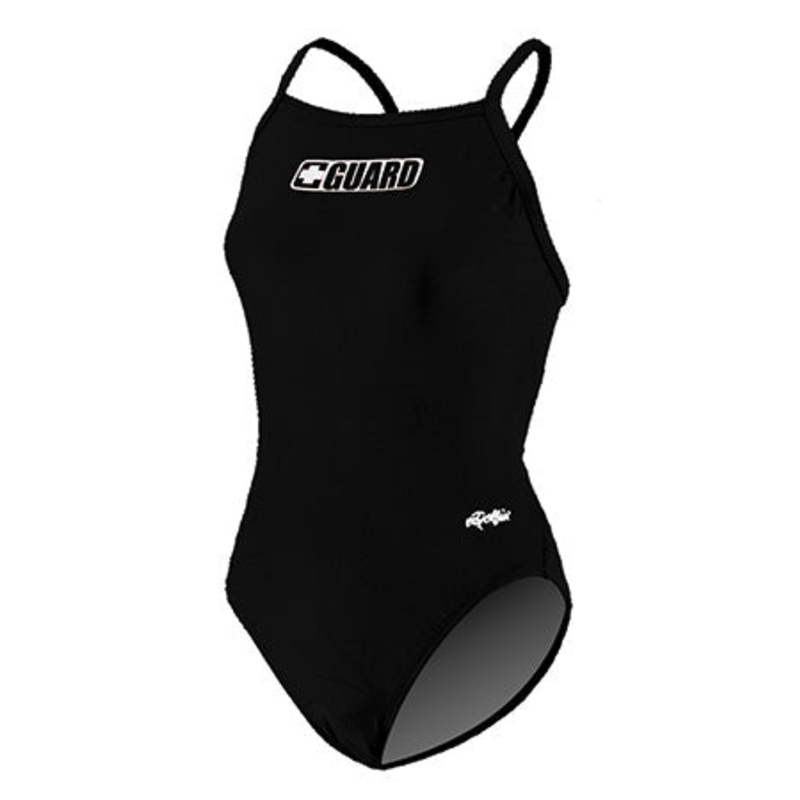 DOLFIN Lifeguard Swimsuits - Guard Logo V-2 Back