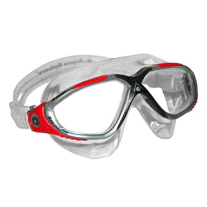 Aqua Sphere Mask Vista Clear Lens - Gray/Red/Black