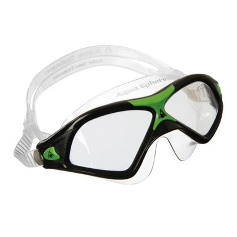 Aqua Sphere Seal XP 2 Clear Lens - Black Frame with Green Accents