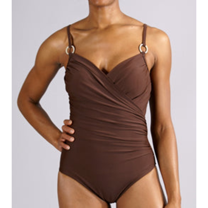 INCHES OFF It's a Wrap Surplice Maillot
