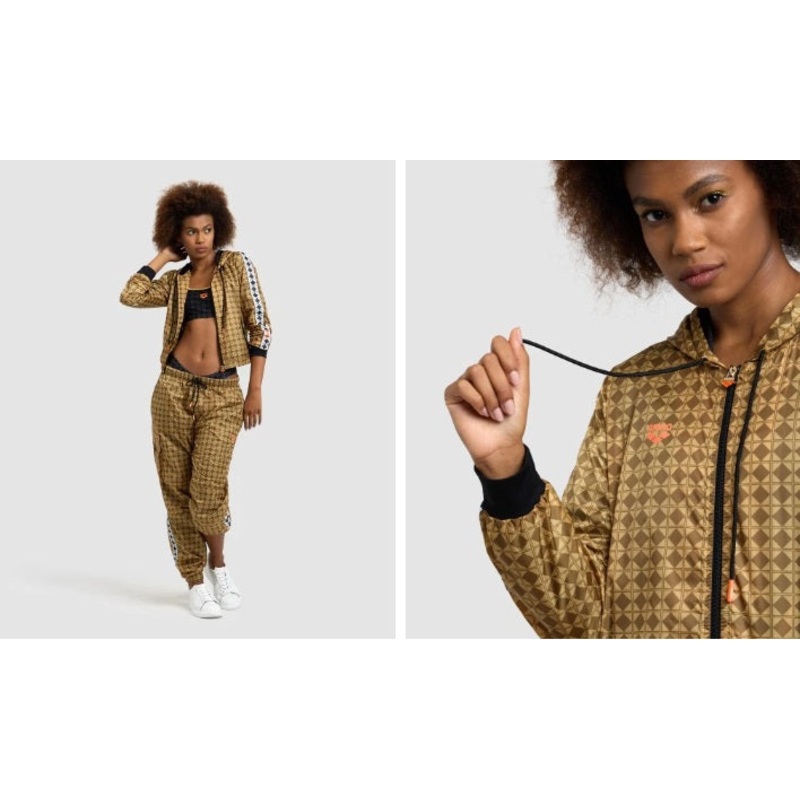 ARENA Woman'S 50Th Crop L/S Hooded Jacket