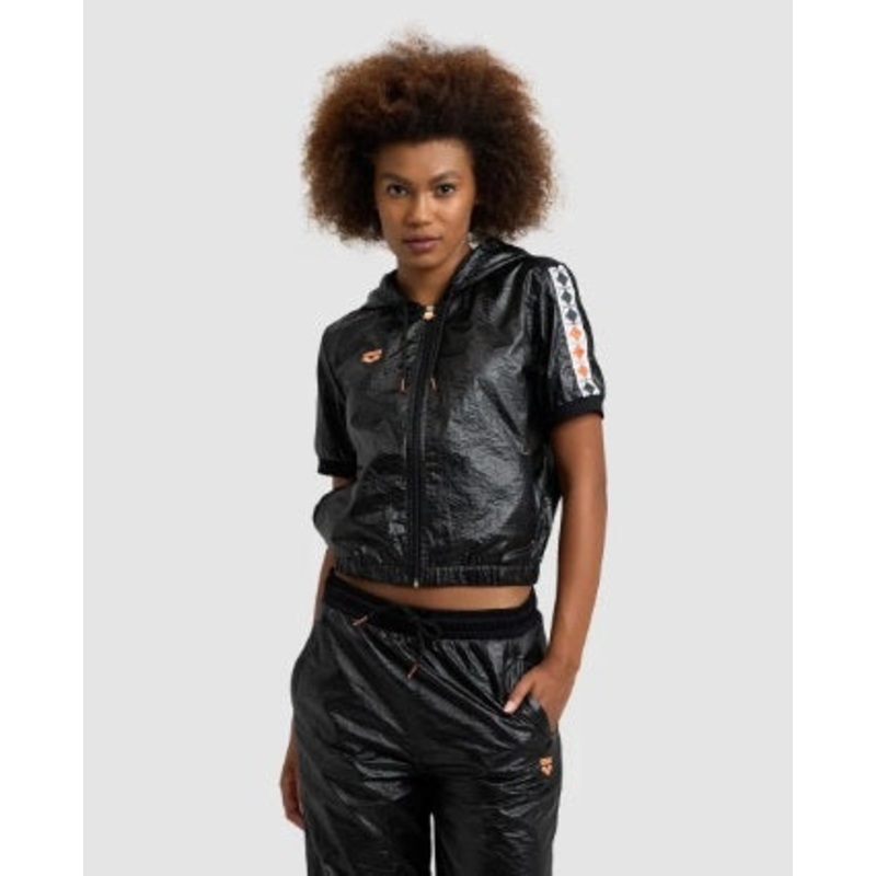 ARENA Women'S 50Th Black Hooded Jacket