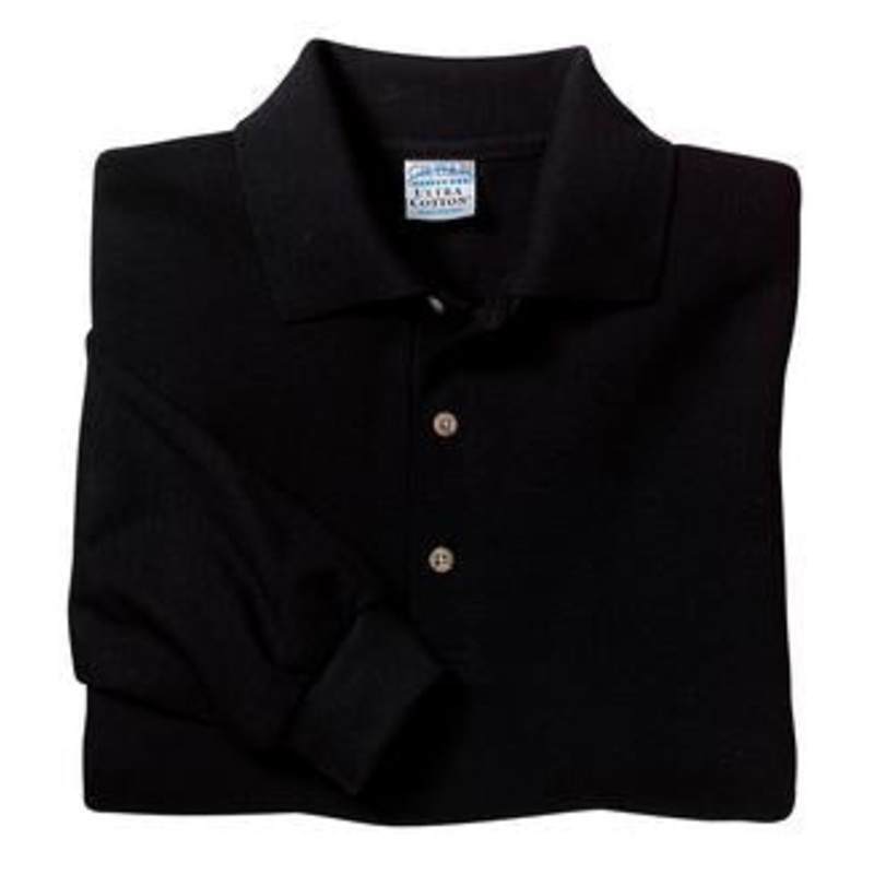 Gildan Ultra Cotton - Long Sleeve Pique Knit Sport Shirt.  3400