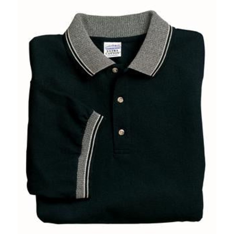Gildan Ultra Cotton - Pique Knit Sport Shirt with Jacquard Trim.  31000