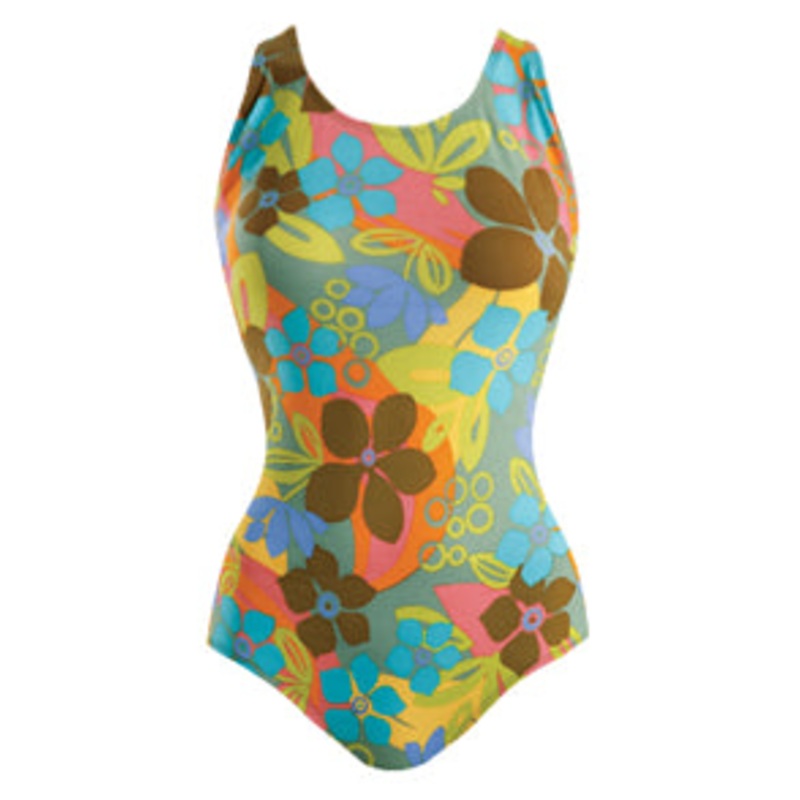 OCEAN Conservative Lap Suit Saharie Print