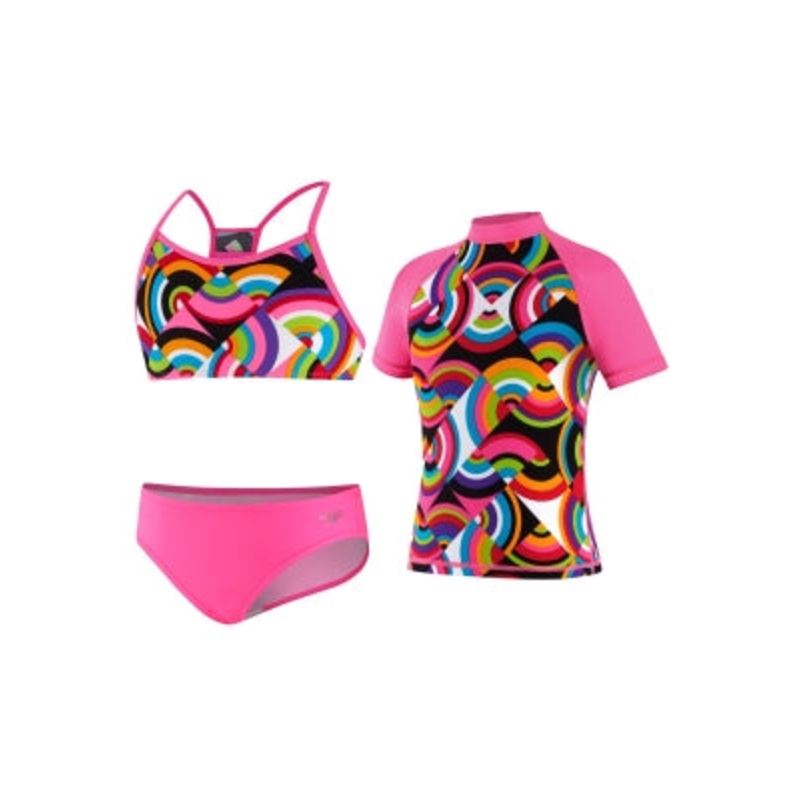 SPEEDO Circular Motion 3-PC. Rashguard Set (7-16)