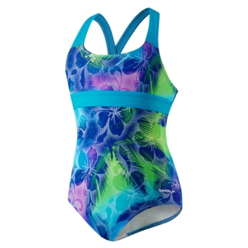 SPEEDO Girls Jungle Rhythm X-Back Empire (7-16)