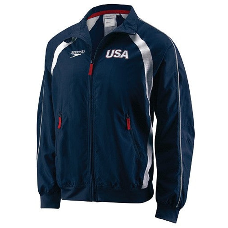 SPEEDO Men's USA Warm-up Jacket