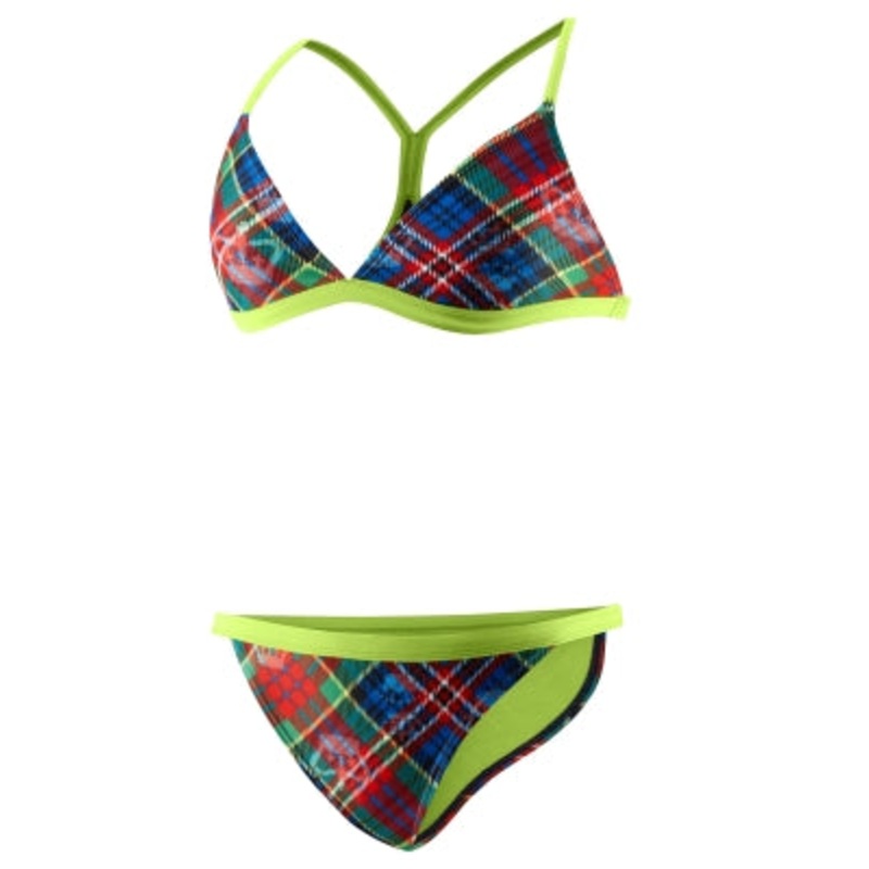 SPEEDO Proper Plaid Endurance Lite? Mesh Back 2PC (6 Only)