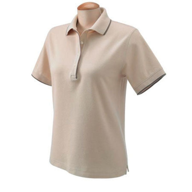 GENERIC Devon & Jones Ladies' Tipped Pique Polo