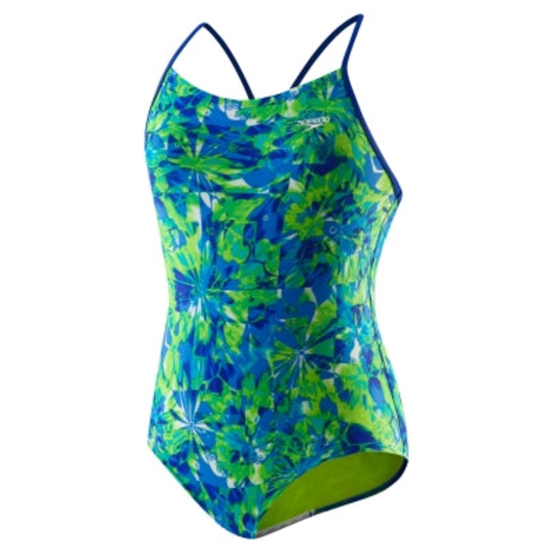 SPEEDO Girls Tie Dye Blaze Keyhole (7-16)