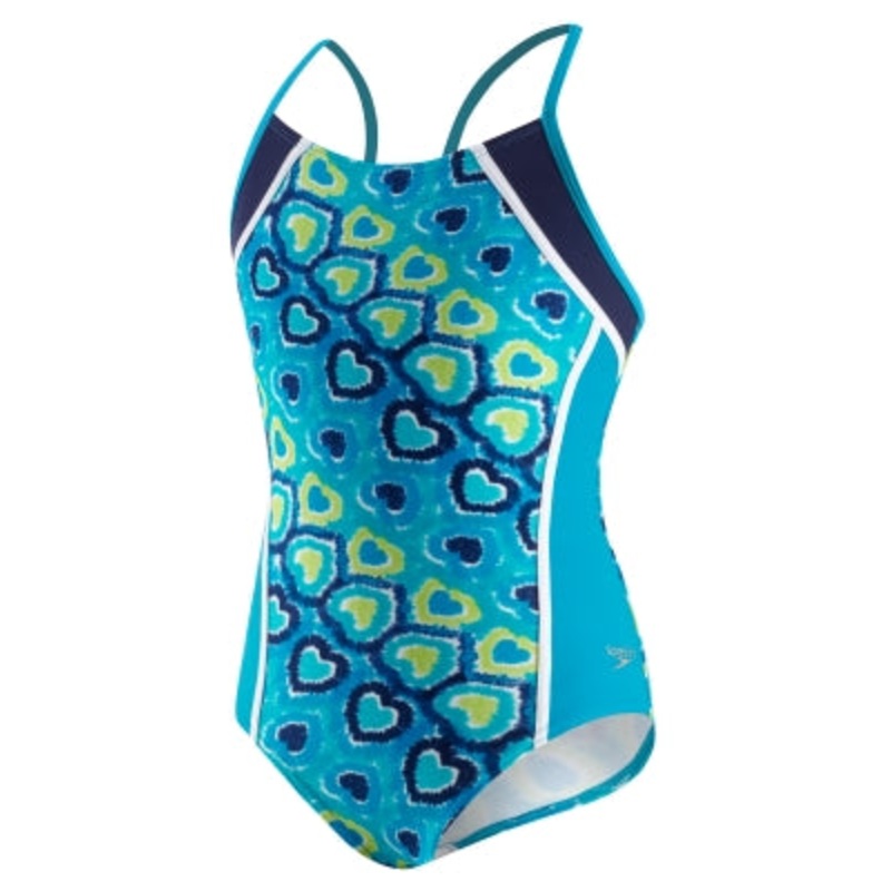 SPEEDO Love Burst Butterfly Back Side Splice  (7-16)