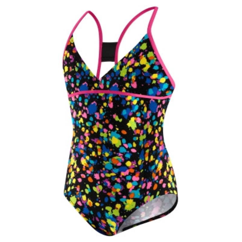 SPEEDO Spectacular Splatter Butterfly Back (7-16)