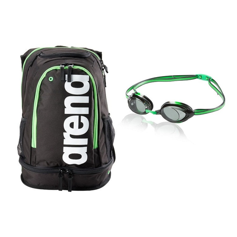 ARENA Fastpack Core Backpack Vanquisher 2.0 Goggle Bundle(Random Color will be ship out )