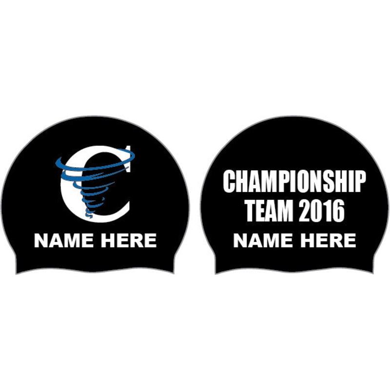 Caldwell Cyclones Personalized Championship Silicone Caps