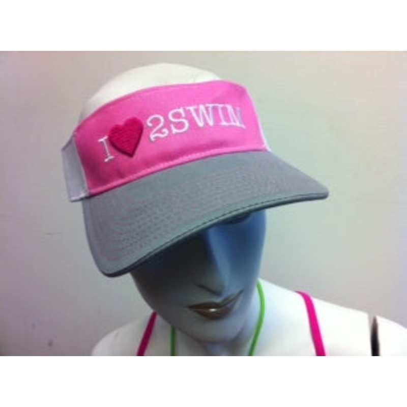 I LOVE 2 SWIM Visor