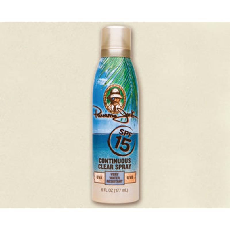 Panama Jack Continuous Clear Spray SPF 15 (6 oz)