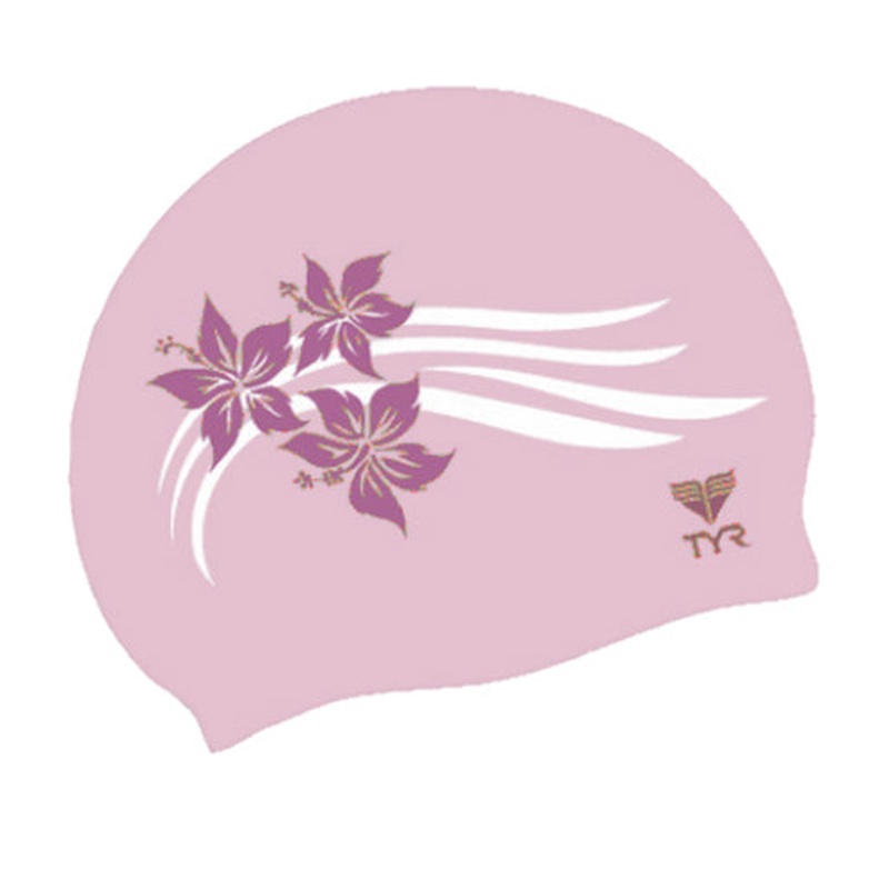 TYR Flowers Silicone Swim Cap