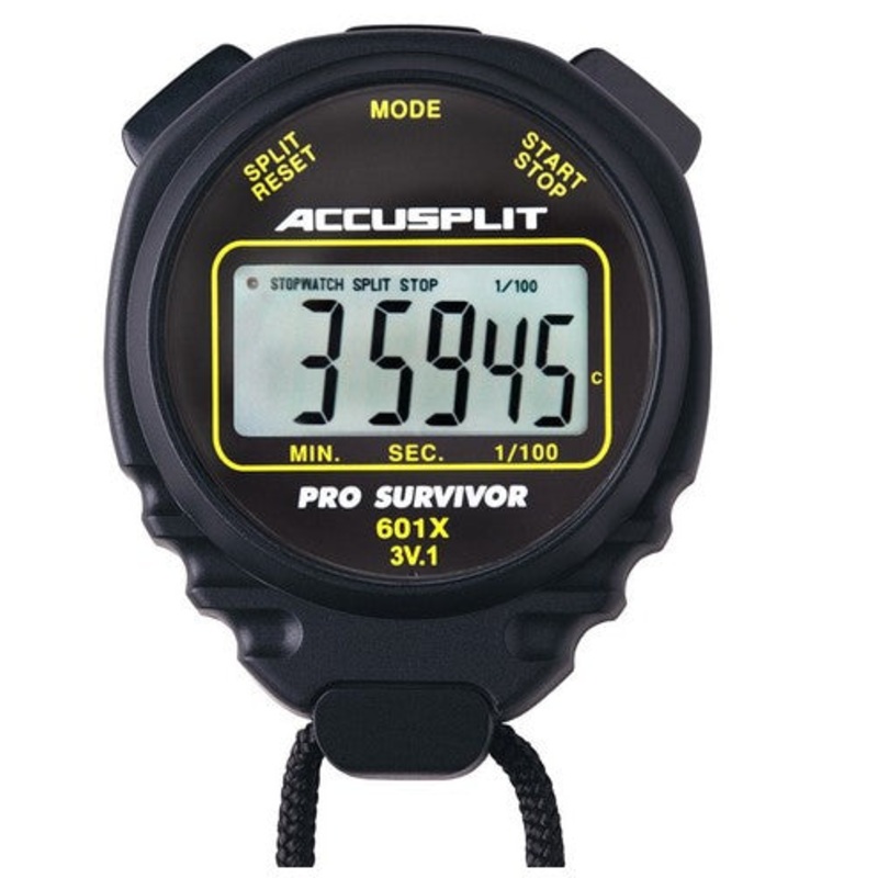 ACCUSPLIT Pro Survivor Stopwatch with Black Case