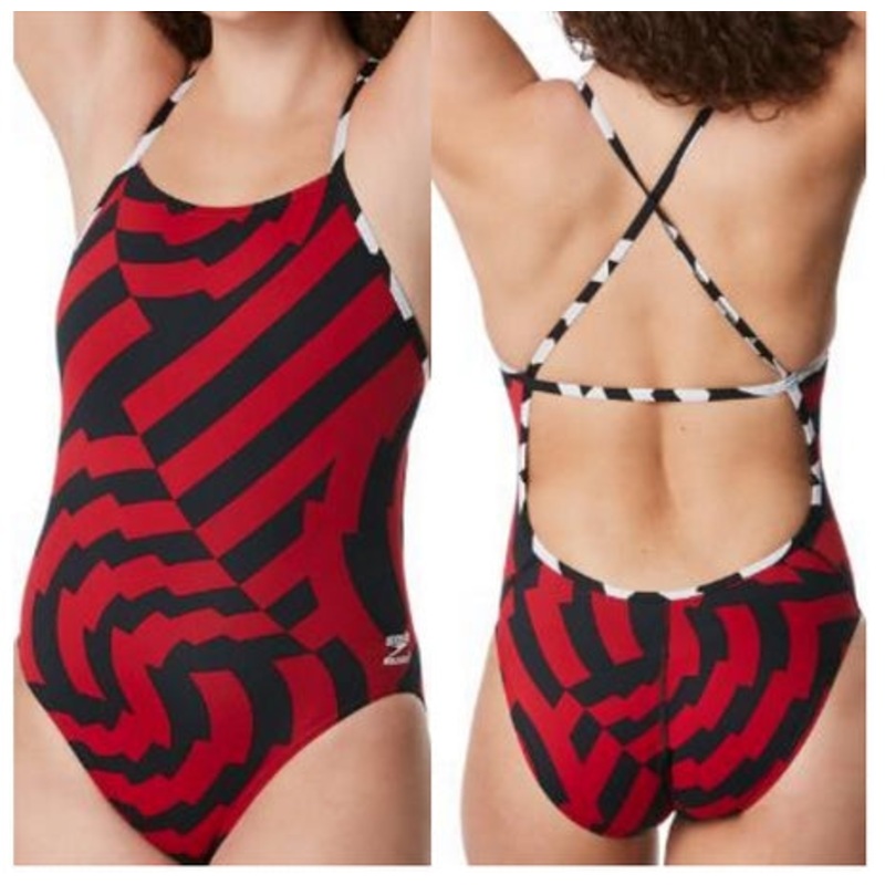 MERCY HS MD _SPEEDO Vortex Maze Crossback One Piece