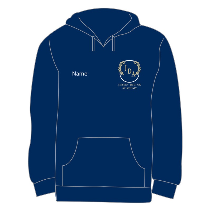 Jersey Diving Academy_Team Unisex Fleece Pullover Hoodie Adult