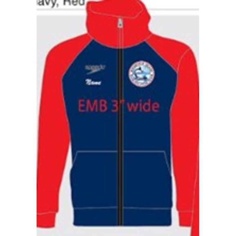 Roosevelt Island Marlins  SPEEDO Youth Hooded WarmUp Jacket
