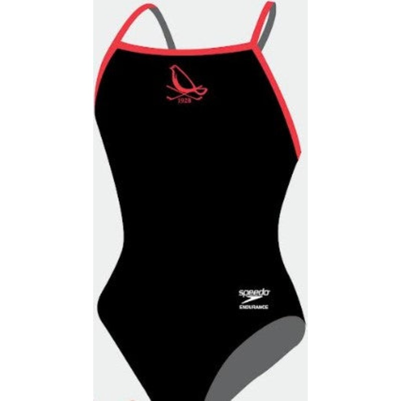 Whippoorwill Club  - SPEEDO Endurance+ Solid Flyback Training Suit - Youth