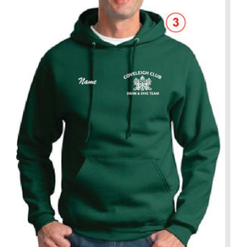 Coveleigh Club Swim and Dive_Pullover Team Hooded Sweatshirts - Adult