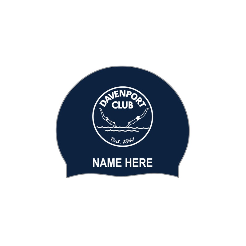 Davenportc_Personalized Custom Silicone Swim Cap