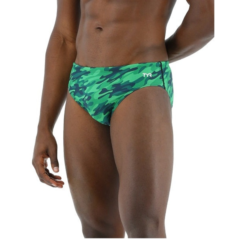 Woodway Country Club - TYR Men's Camo Racer Swimsuit